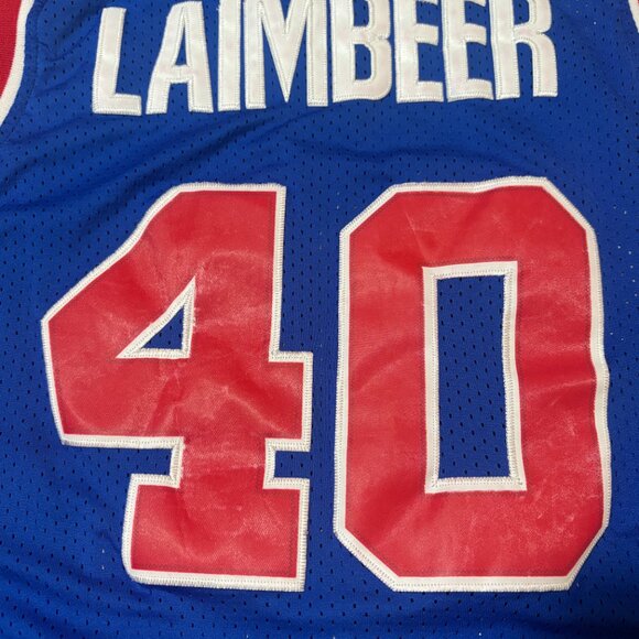 Adidas Detroit Pistons Bill Laimbeer 1989-1990 Hardwood Classics jersey - Picture 5 of 6
